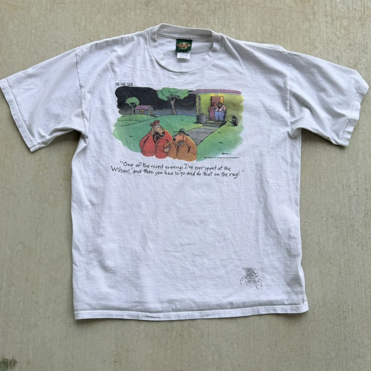 Vintage Vintage The Far Side T Shirt 90s Comic Strip Funny Cartoon Size US XL / EU 56 / 4 - 1 Thumbnail