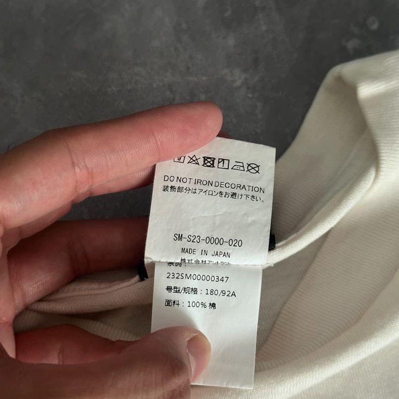 Saint Michael Saint Michael Washed white short sleeved shirt Size US M / EU 48-50 / 2 - 8 Thumbnail