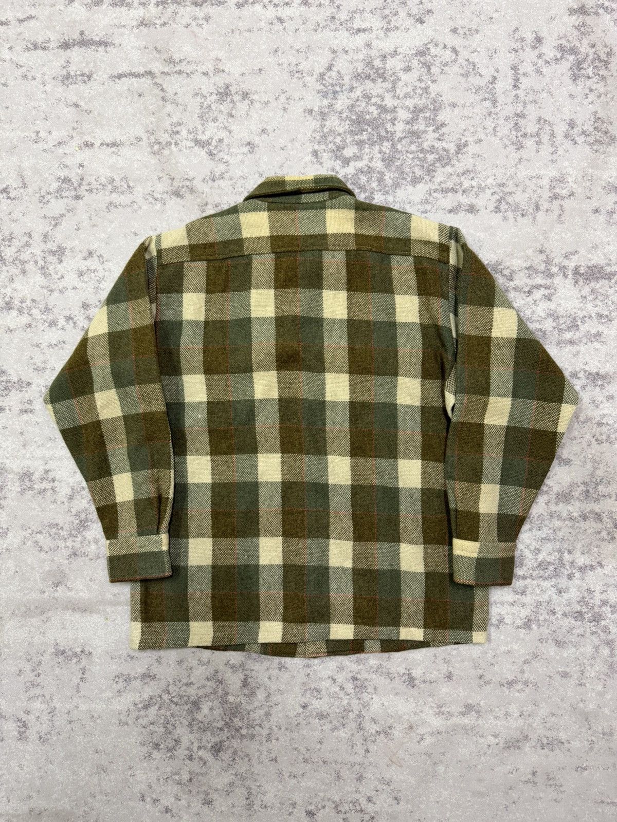 Vintage Vintage Leo polta Men's Sports Plaid Wool Button Up Shirt Size US M / EU 48-50 / 2 - 8 Thumbnail