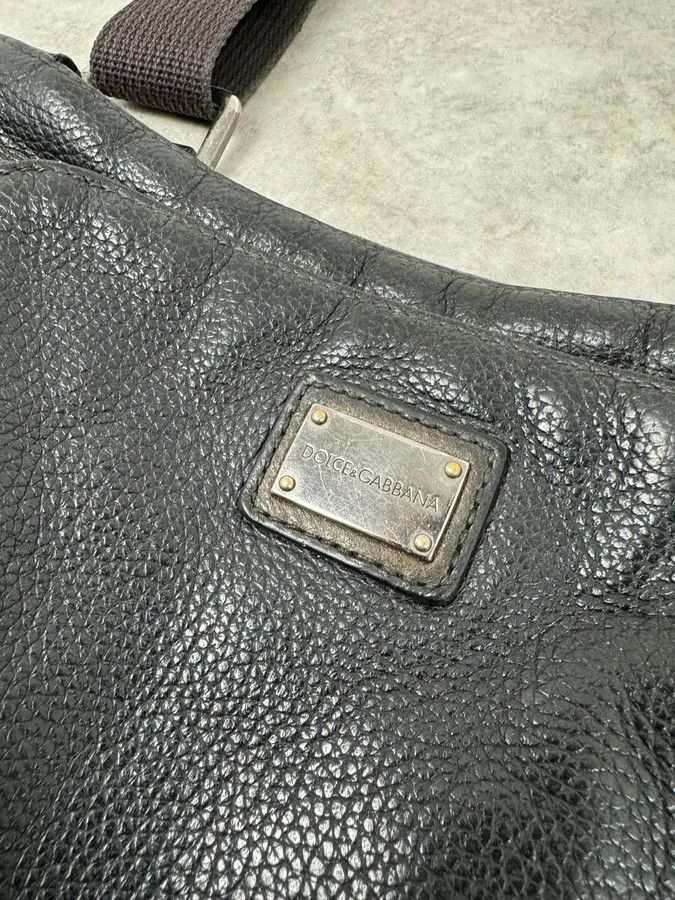 Dolce & Gabbana Dolce & Gabbana Lock Black Leather Shoulder Bag Size ONE SIZE - 5 Thumbnail