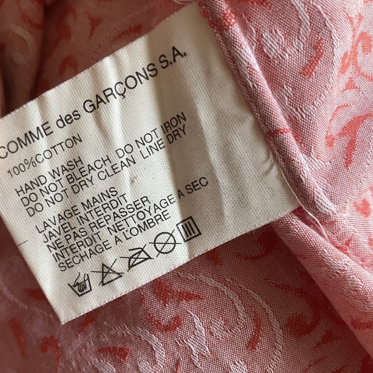 Comme des Garcons SHIRT Vintage 90’s Print Oversize Shirt Size US M / EU 48-50 / 2 - 7 Thumbnail