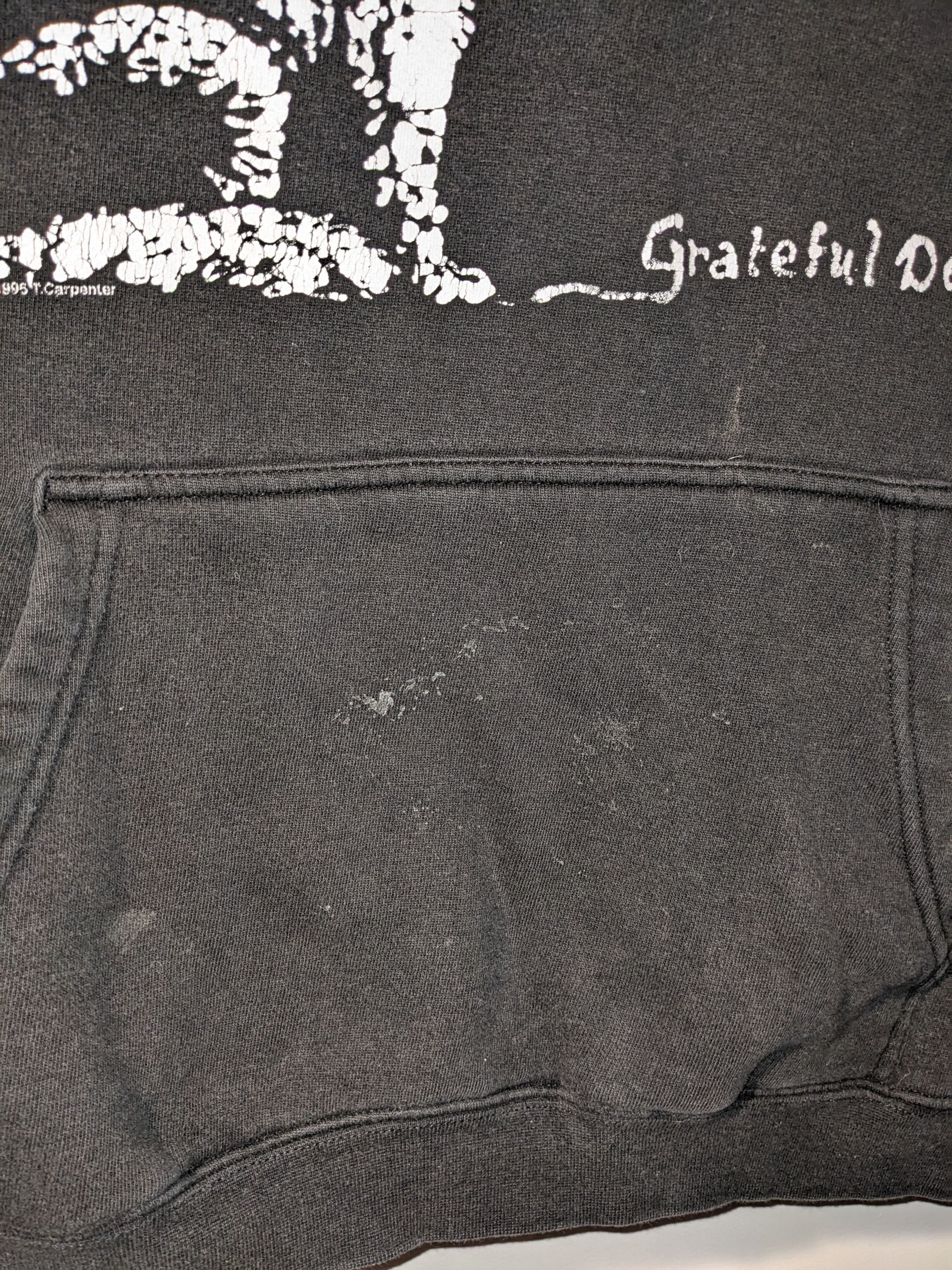 Grateful Dead × Vintage Vintage 1996 Grateful Dead Howling Wolf Animal Hoodie Size US XL / EU 56 / 4 - 7 Thumbnail