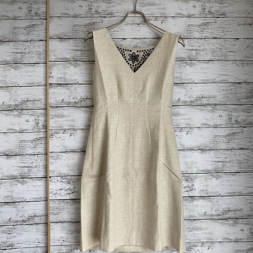 Kate Spade Kate Spade Linen Dress No Sleeves Embroidery Size XS / US 0-2 / IT 36-38 - 1 Thumbnail