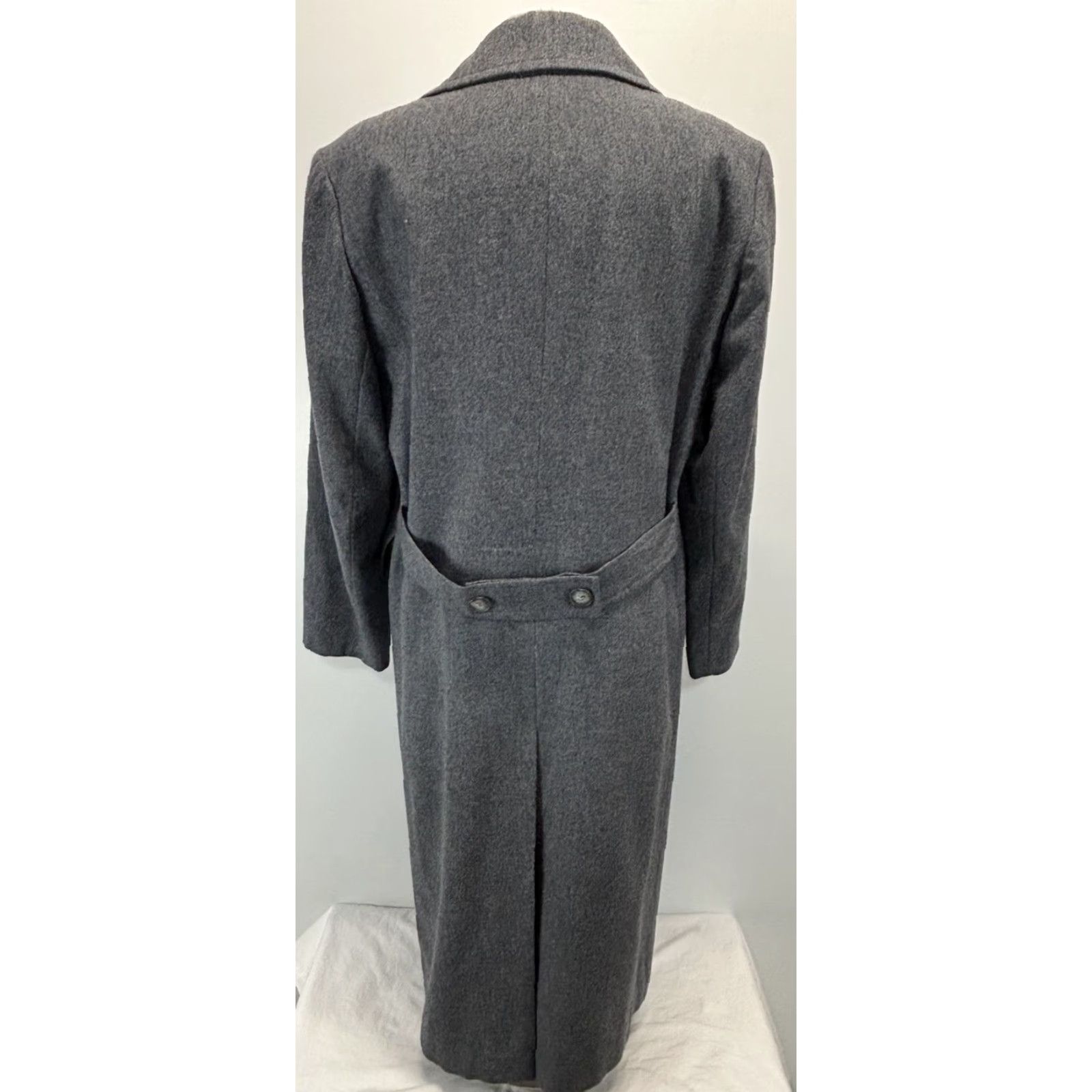 Pendleton Vtg Pendleton Coat Women’s Sz 16 Grey 100% Virgin Wool Trench Double Breasted Size XXL / US 16-18 / IT 52-54 - 3 Thumbnail