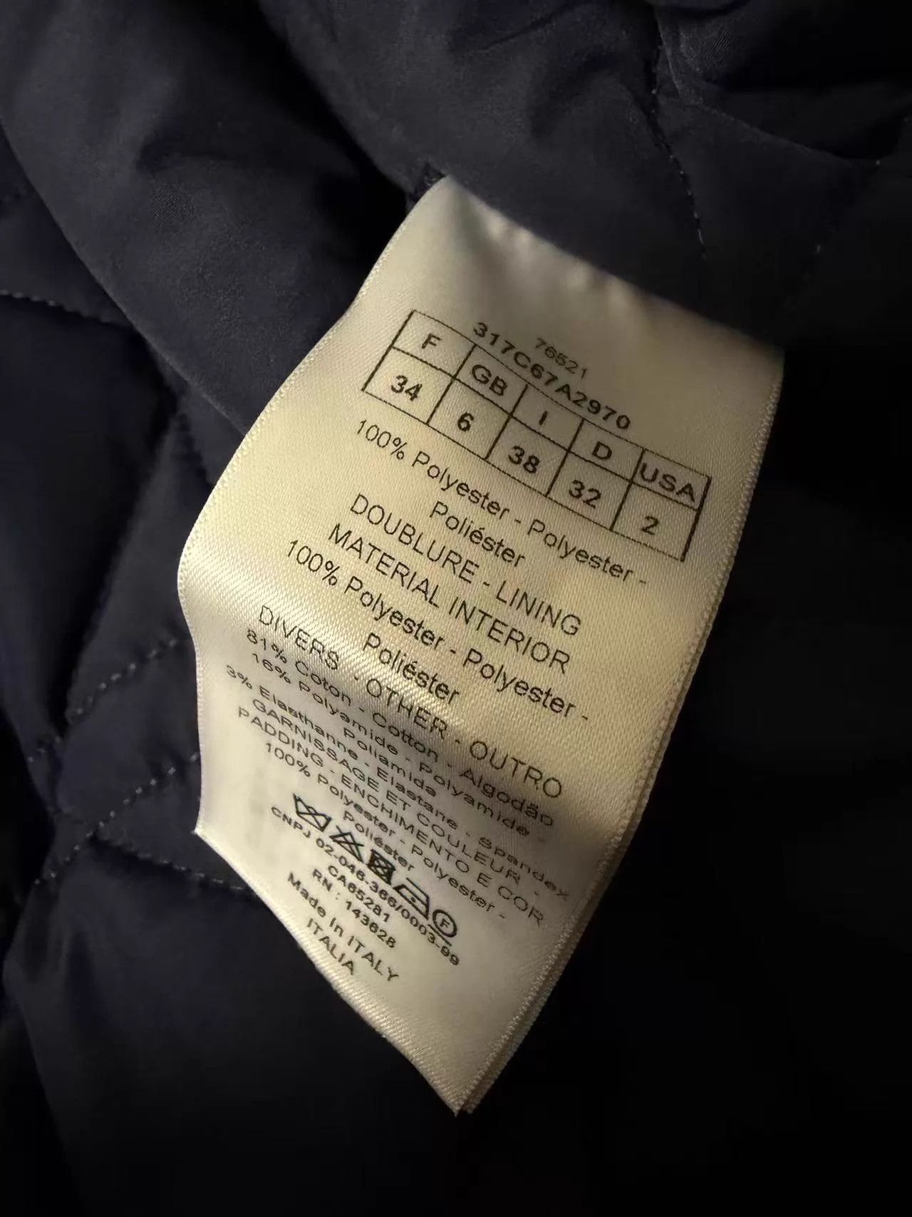 Dior Dior Oblique Jacket 34 (New, No Tags) Size XS / US 0-2 / IT 36-38 - 4 Thumbnail