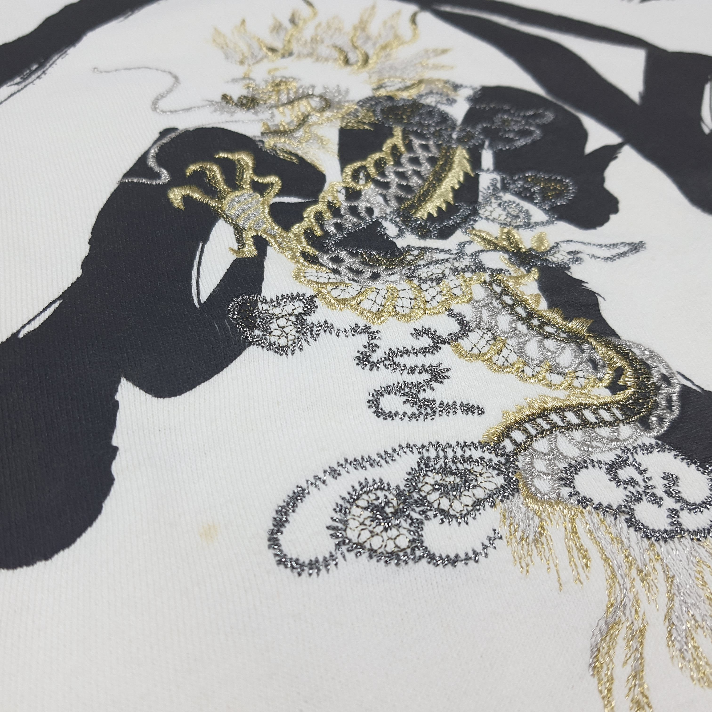 Kansai Yamamoto Vintage Kansai Impact Dragon Embroidery Sweatshirt C290N18 Size US M / EU 48-50 / 2 - 3 Thumbnail