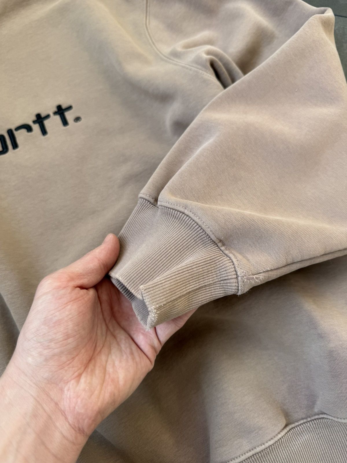 Carhartt × Vintage Vintage Carhartt oversize rare big logo sweatshirt Size US XL / EU 56 / 4 - 11 Thumbnail