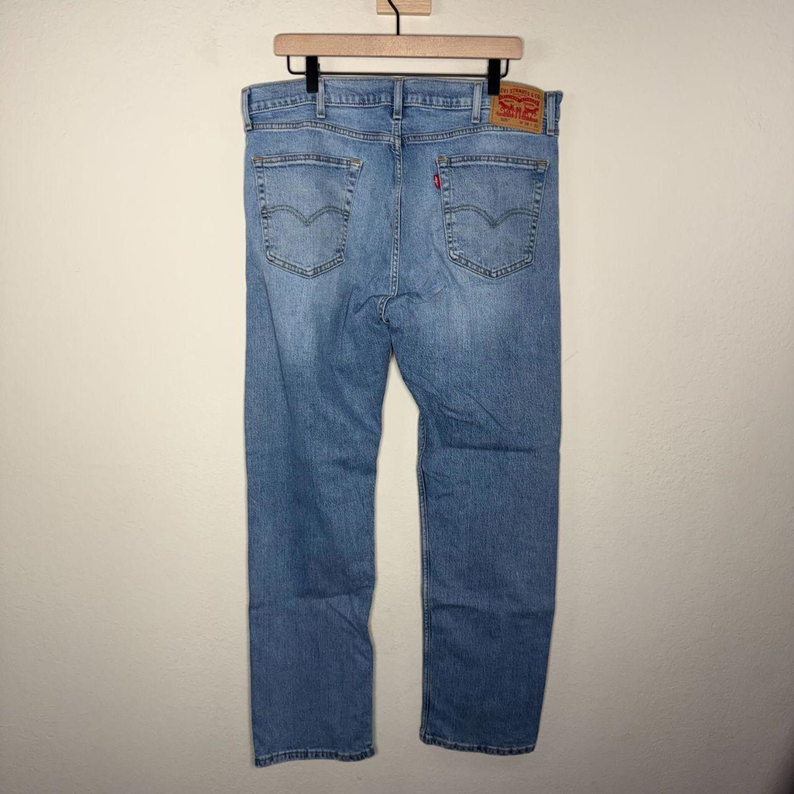 Levi's Levis 505 Jeans Men's 38x32 Blue Size US 38 / EU 54 - 7 Thumbnail
