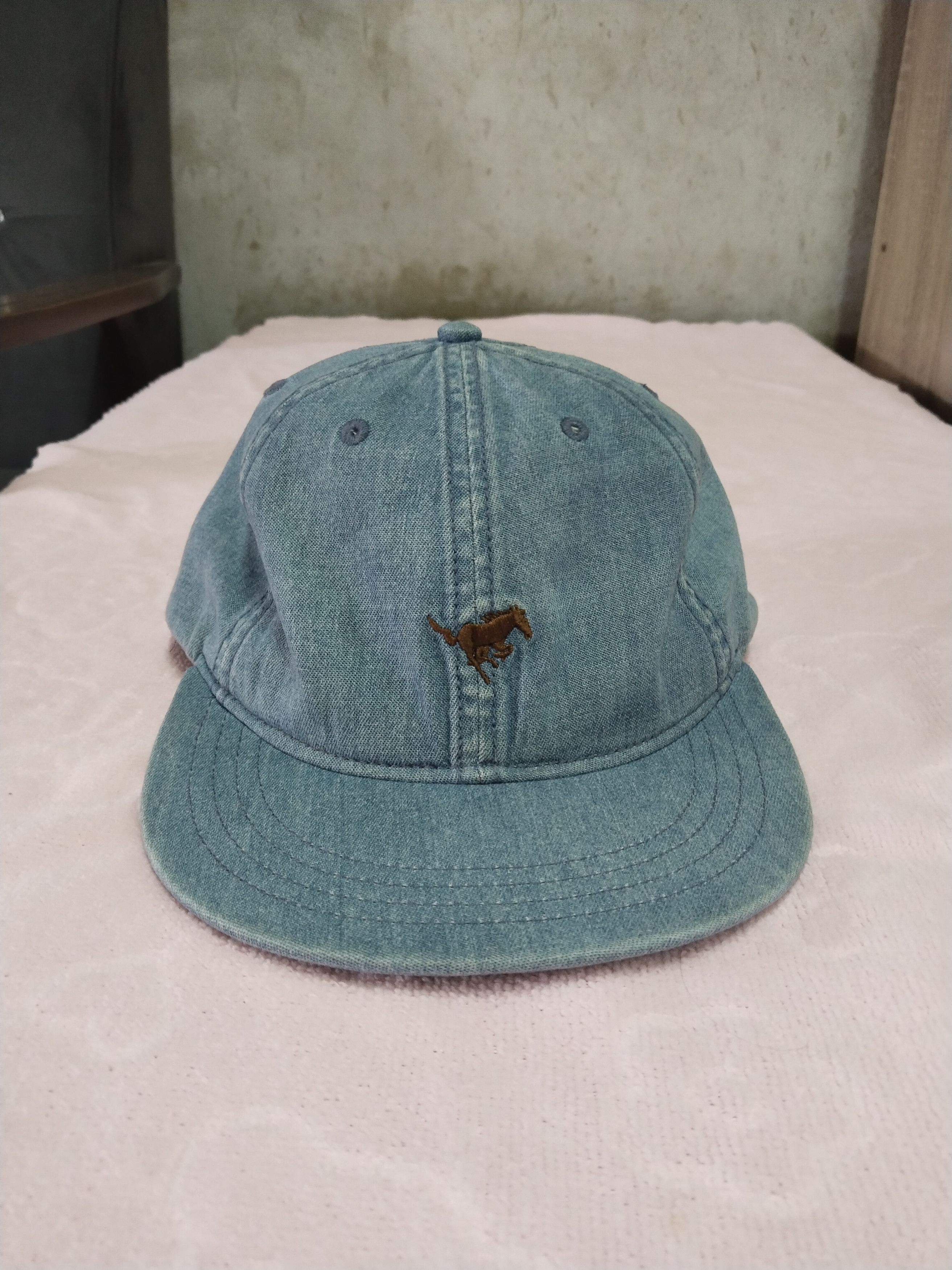 Wrangler VINTAGE WRANGLER DENIM POLO HAT CAP Size ONE SIZE - 1 Thumbnail