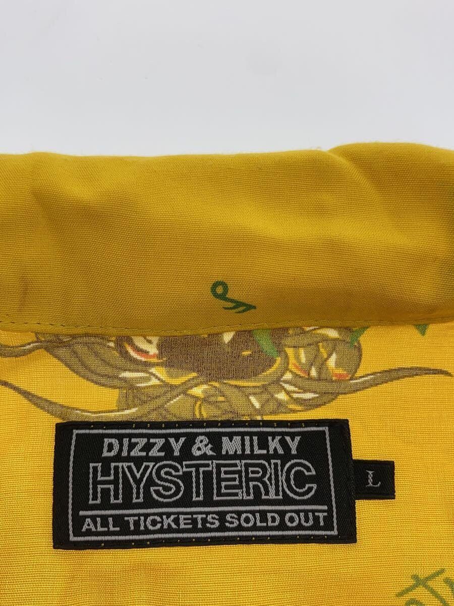 Hysteric Glamour Hysteric Glamour Monogram Rayon Short Sleeve Shirt Yellow Size US L / EU 52-54 / 3 - 3 Thumbnail