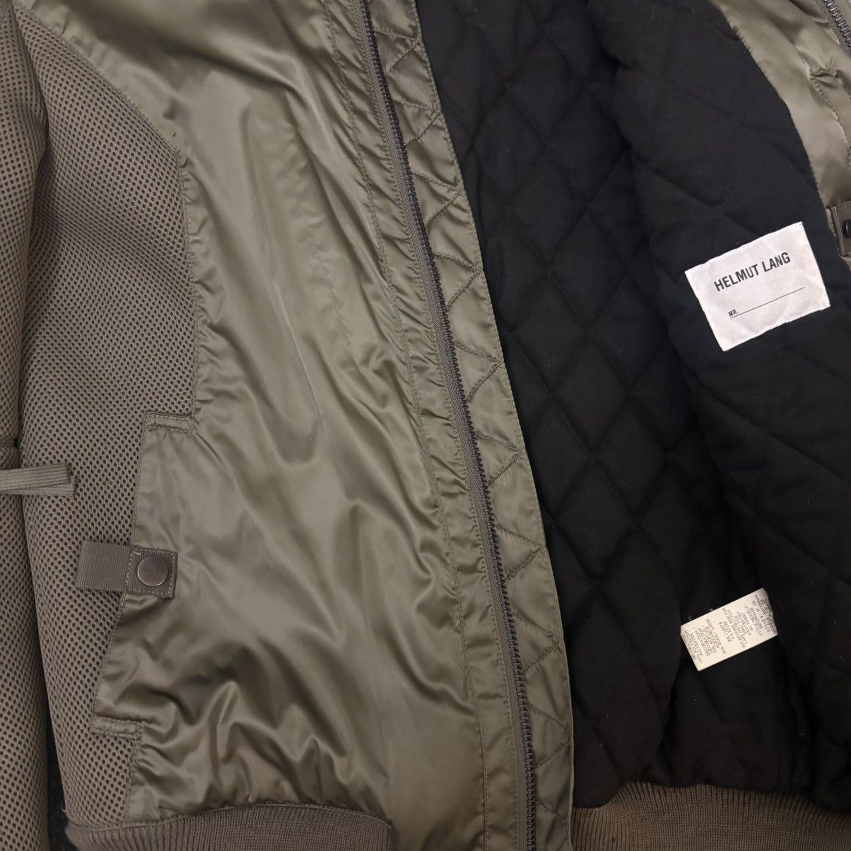 Helmut Lang Helmut Lang Military Bomber Jacket Size US S / EU 44-46 / 1 - 9 Thumbnail