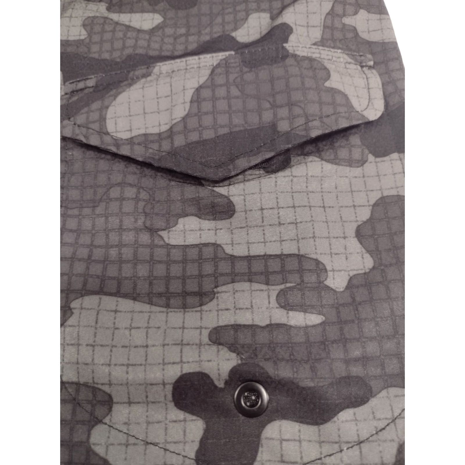Burnside Burnside Mens Board Shorts Swim Trunks Black/Grey Camo 38 Regular Quick Dry Stretch Drawstring Lifeguard Recreational Surfing Mens Size US 38 / EU 54 - 3 Thumbnail