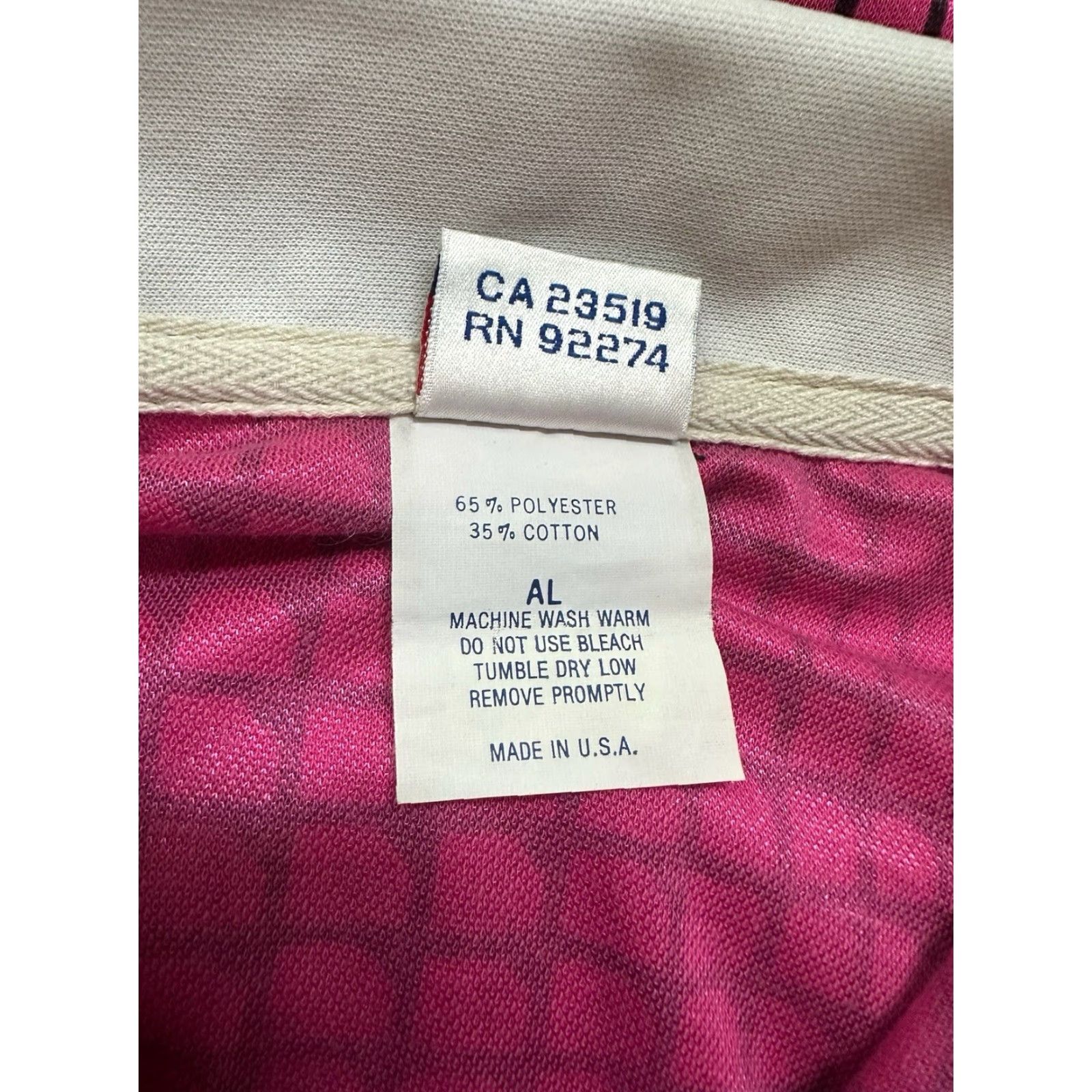 Vintage VINTAGE SCORE soccer polo shirt Mens L Deadstock NWOT 90s Made in USA Pink Size US L / EU 52-54 / 3 - 6 Thumbnail