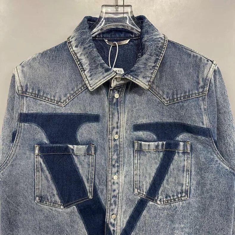 Versace Versace V-Logo denim jacket Size US L / EU 52-54 / 3 - 3 Thumbnail