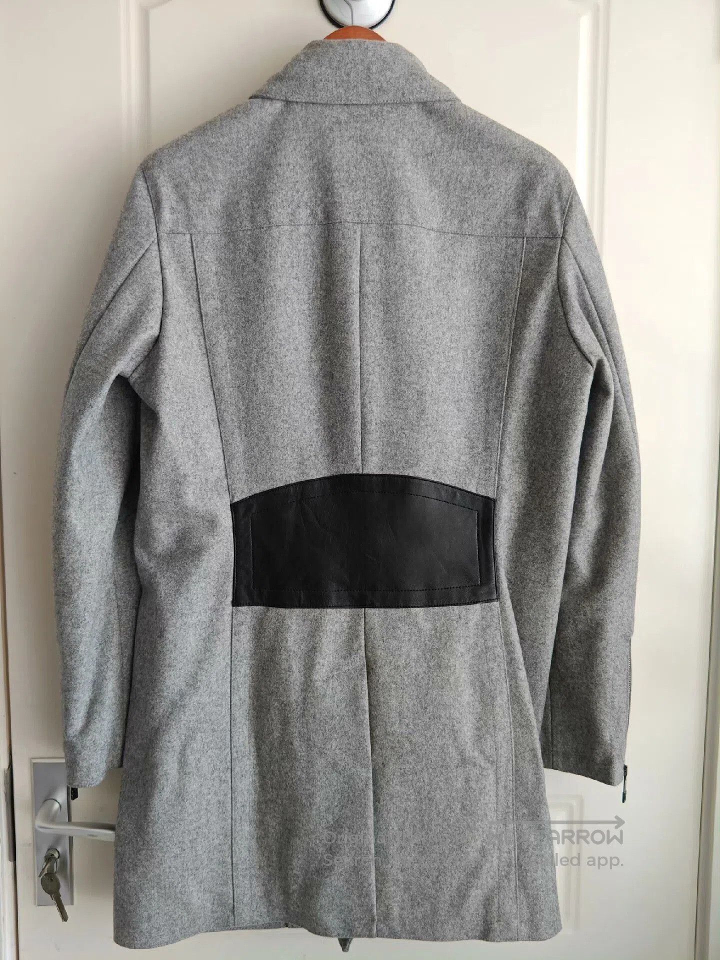 Dirk Bikkembergs Dirk Bikkembergs Black Label Wool Blend Men's Coat. Size US M / EU 48-50 / 2 - 2 Thumbnail
