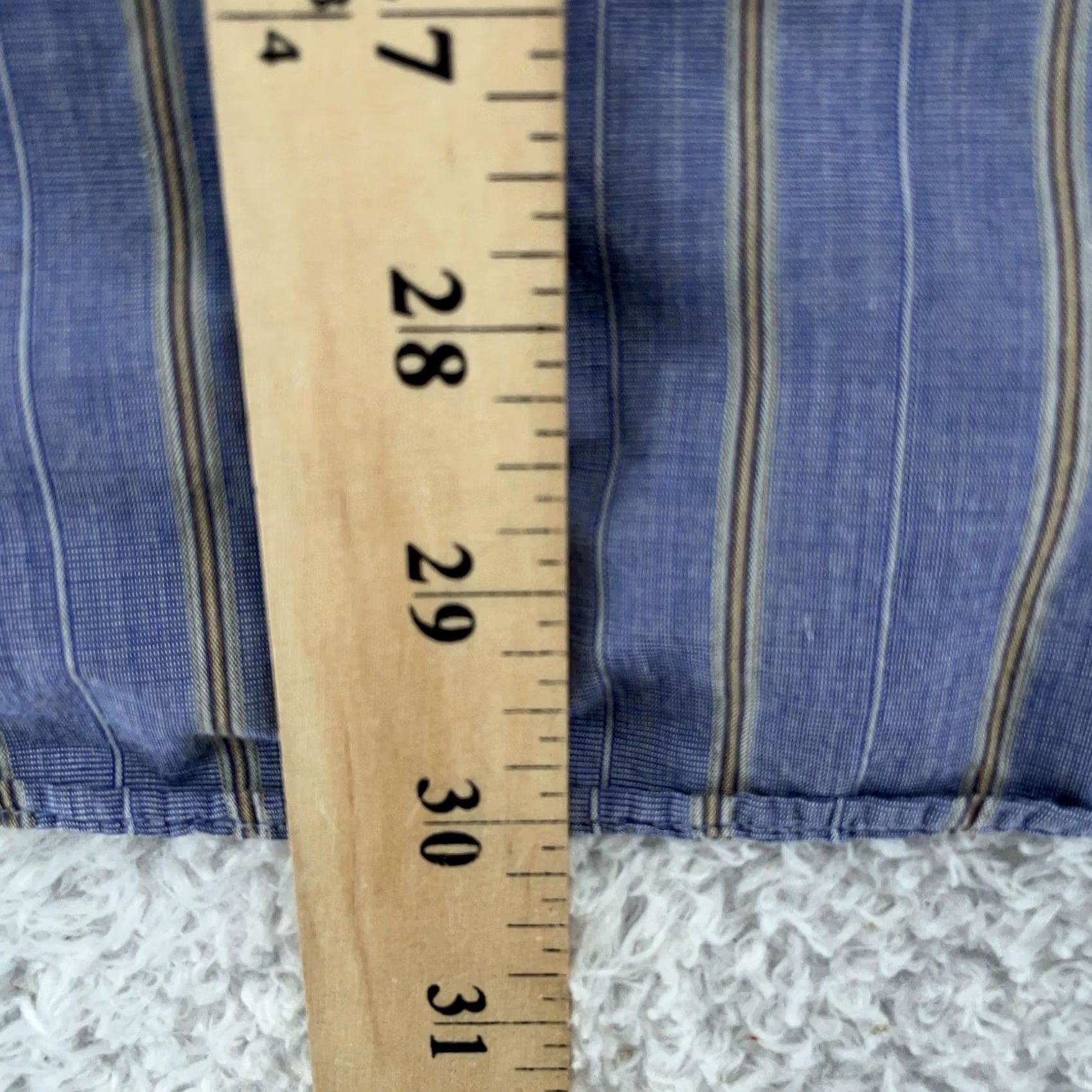 Vintage Vintage Sero Shirt Mens XL Blue Striped Regular Fit Button Up USA Size US XL / EU 56 / 4 - 5 Thumbnail
