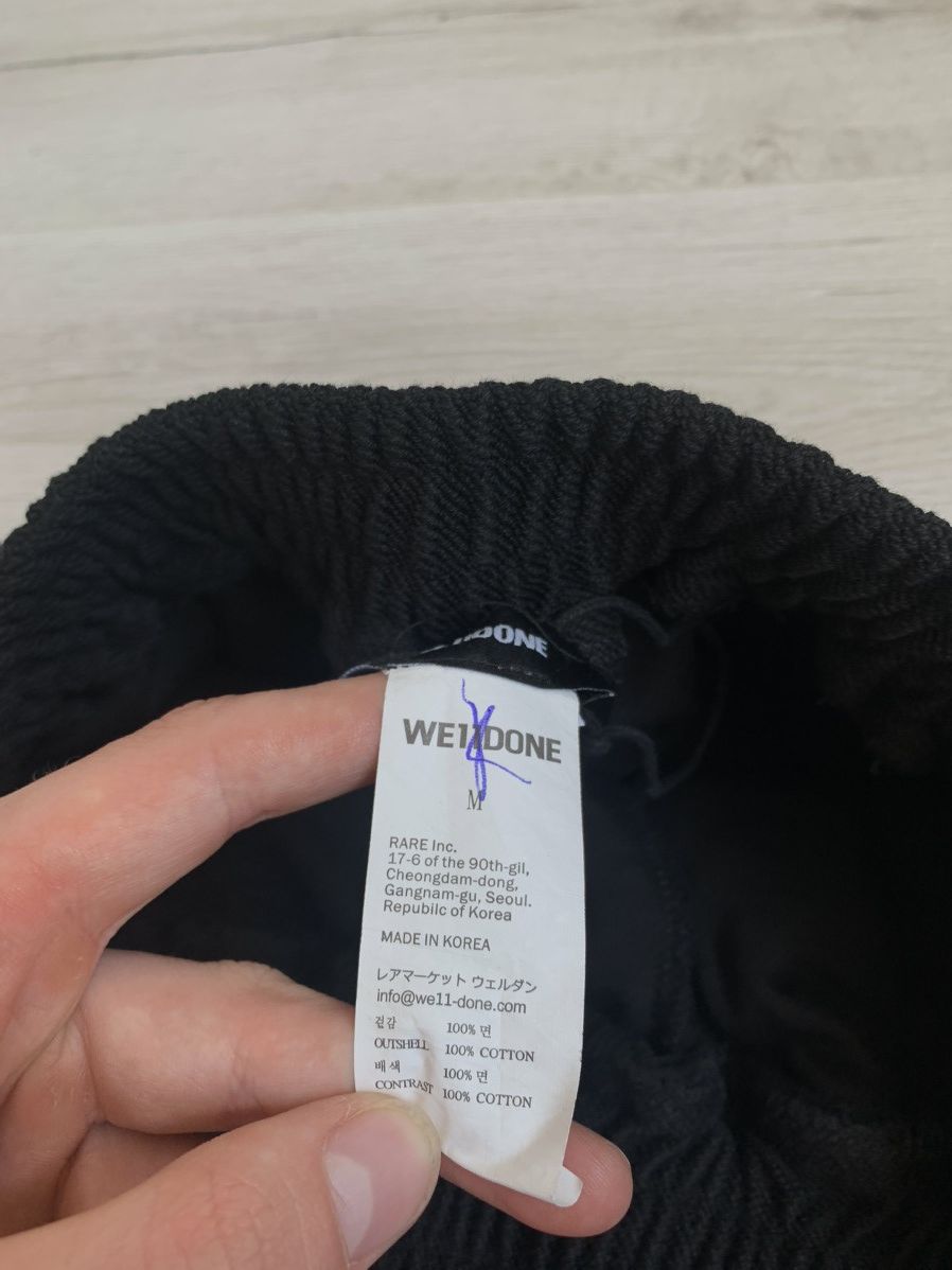 Japanese Brand × WE11DONE We11 Done Black Cotton Logo Shorts M size Size US 32 / EU 48 - 6 Thumbnail