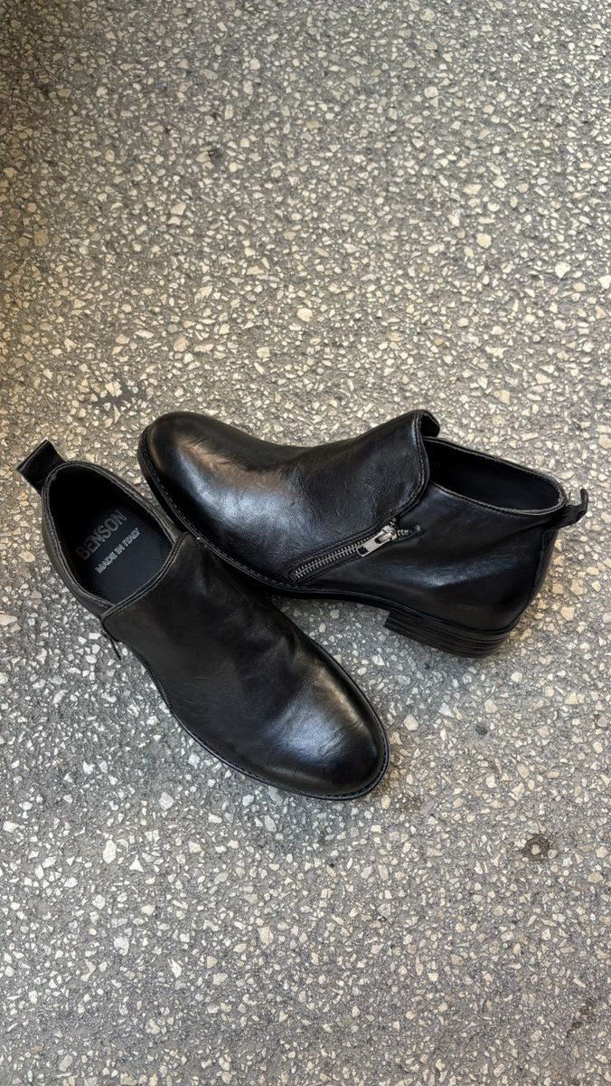 Other Handmade Italian Leather Ankle Boot 41 Minimalist Design Size US 8 / EU 41 - 14 Thumbnail