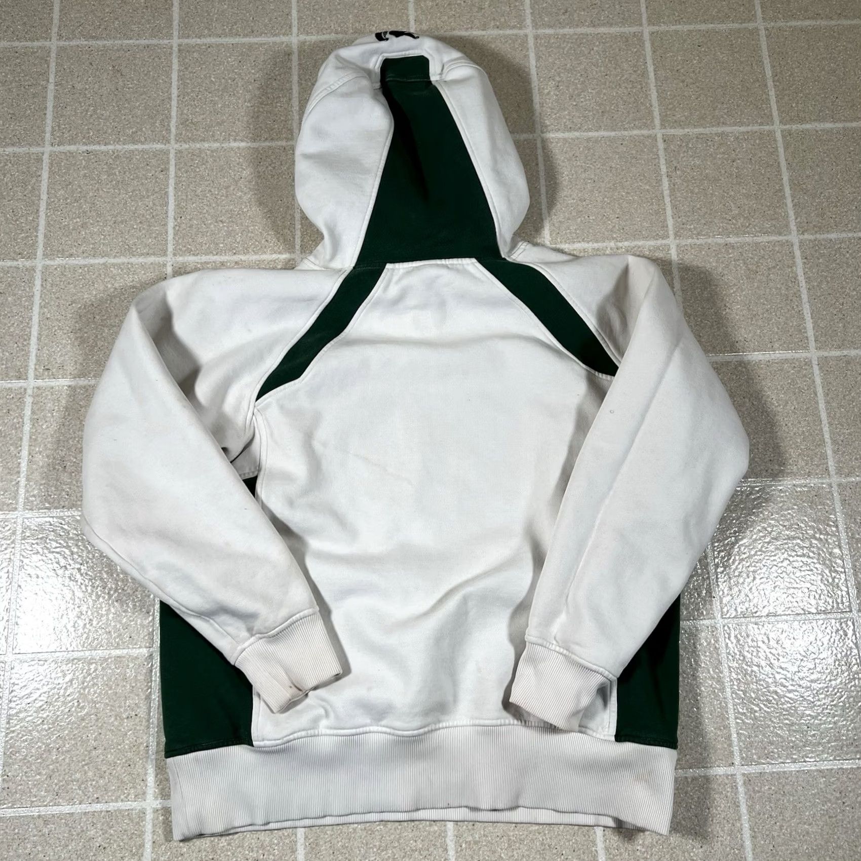 Nike VINTAGE Nike Hoodie Pullover Check Swoosh Michigan State Center White M Mens Size US M / EU 48-50 / 2 - 7 Thumbnail