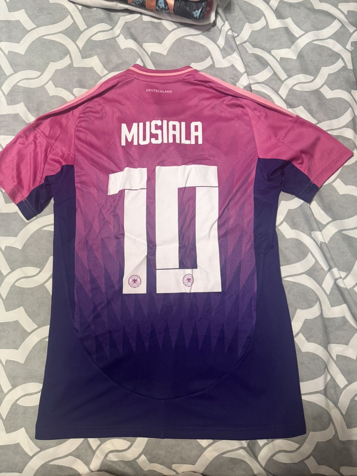 Adidas Musiala Germany Away 24/25 Size US S / EU 44-46 / 1 - 2 Thumbnail