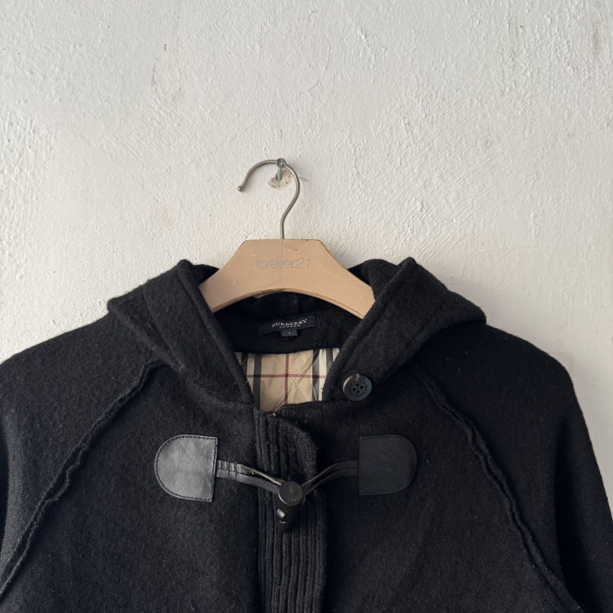 Burberry Burberry Knit Wool Hooded Duffle Coat Size US S / EU 44-46 / 1 - 6 Thumbnail