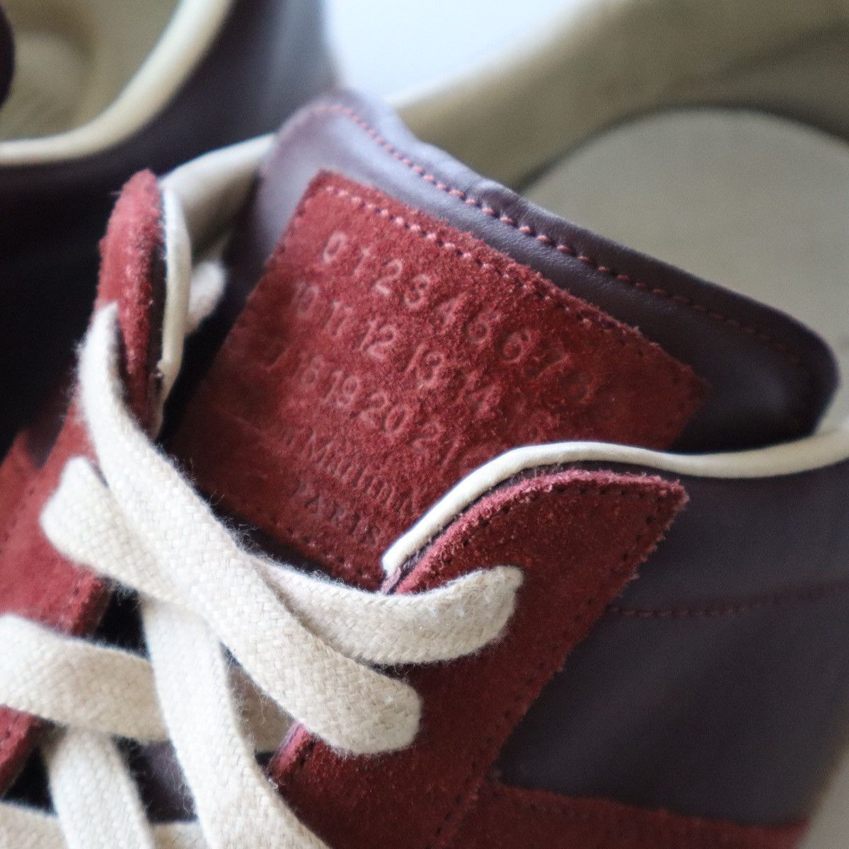 Maison Margiela 2015 Maison Margiela Burgundy Oxblood GATs Size US 10 / EU 43 - 18 Thumbnail