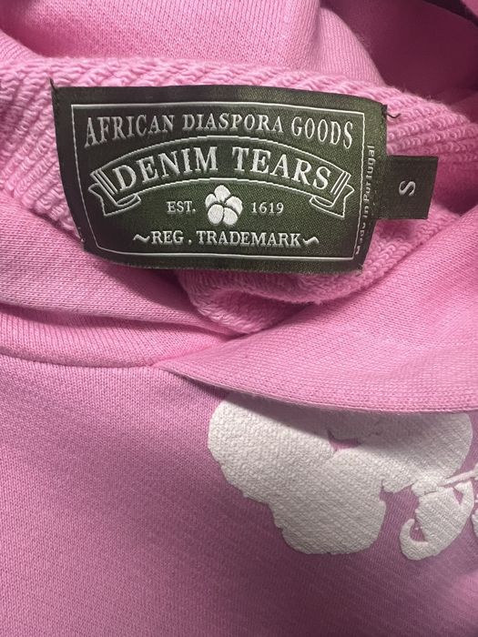 Denim tears pink denim tears hoodie grailed