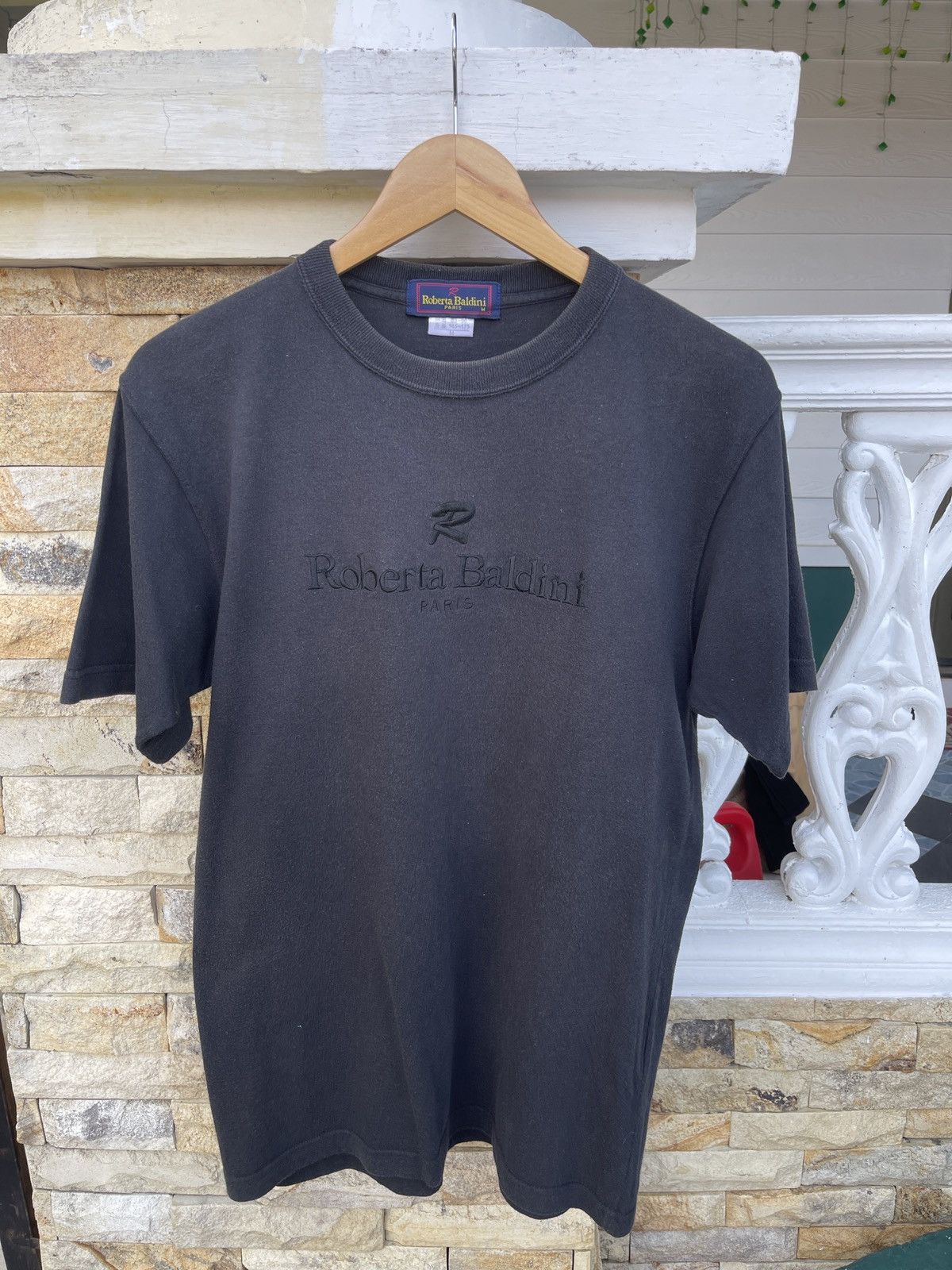 Other Rare🔥Vintage ROBERTA BALDINI PARIS Spellout T-Shirt Size US M / EU 48-50 / 2 - 2 Thumbnail