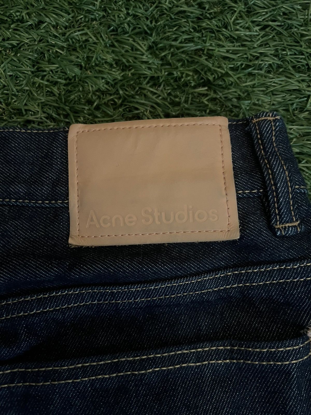 Acne Studios Acne Studios 2021M Regular Fit Jeans Selvedge Blue Denim Size US 32 / EU 48 - 4 Thumbnail