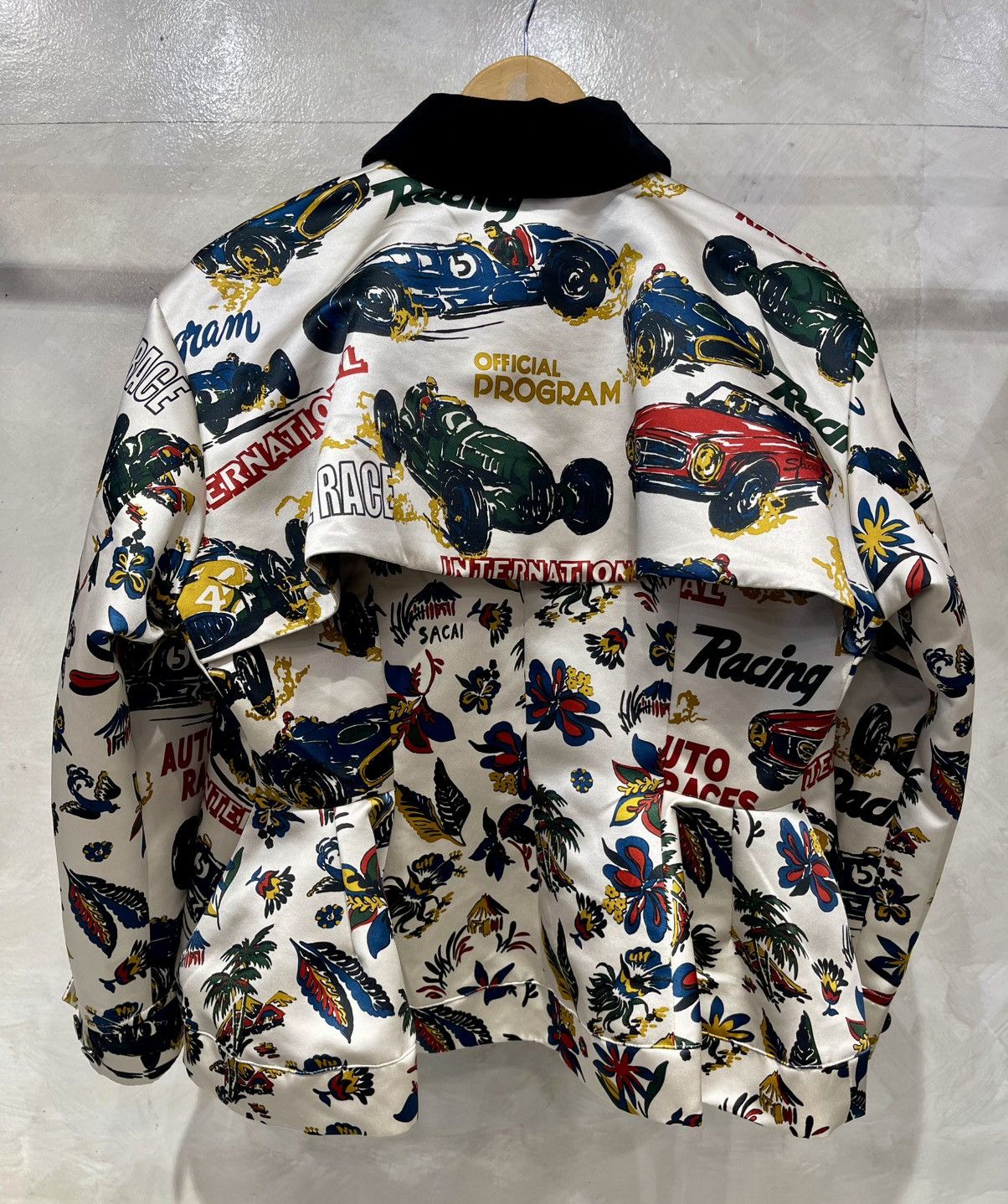 Sacai Sacai 25SS Car Race Tropical Print Jacket Size US M / EU 48-50 / 2 - 8 Thumbnail