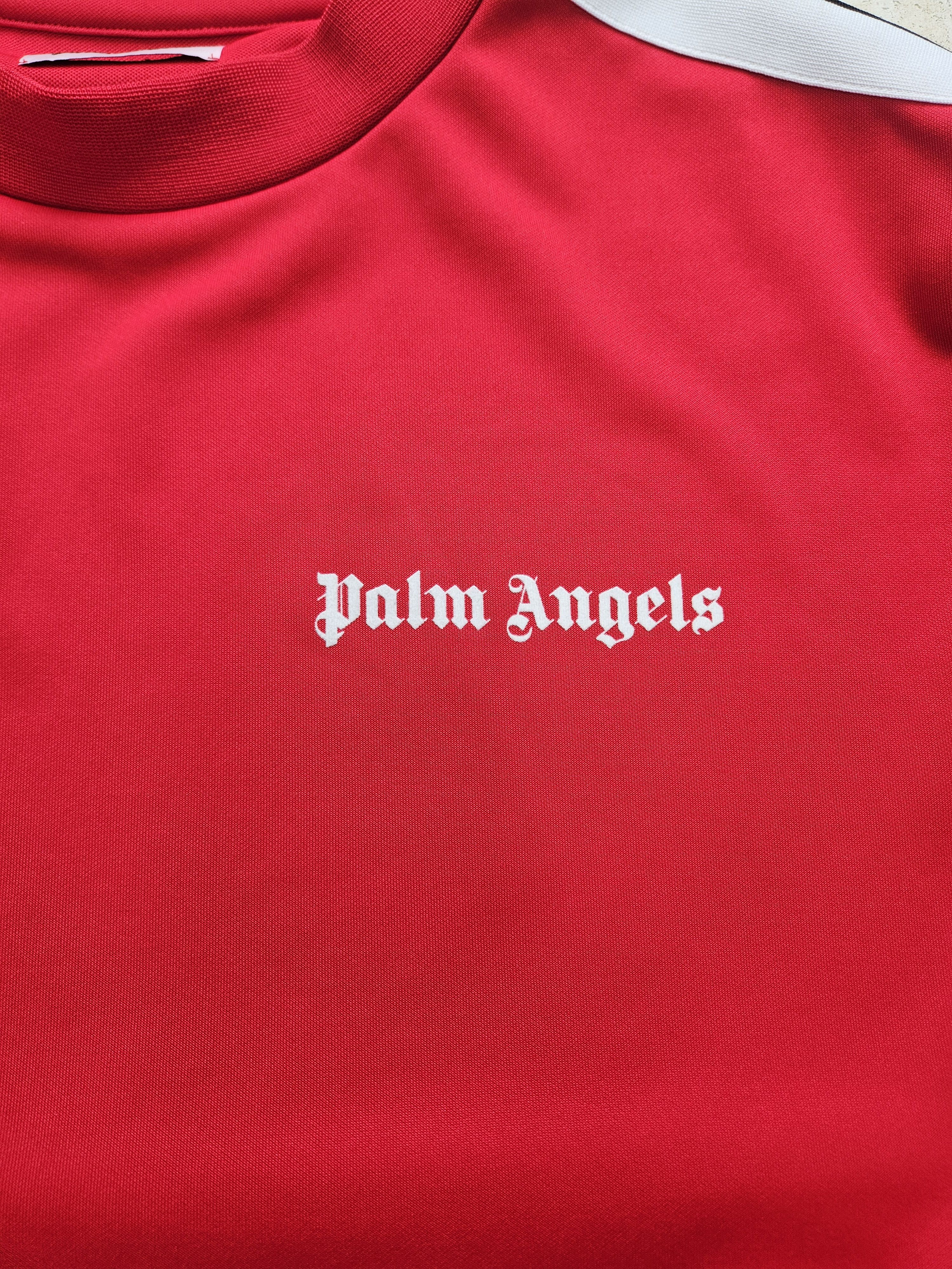 Palm Angels Palm Angels Red Track Taping Long Sleeve Pullover Size US L / EU 52-54 / 3 - 3 Thumbnail