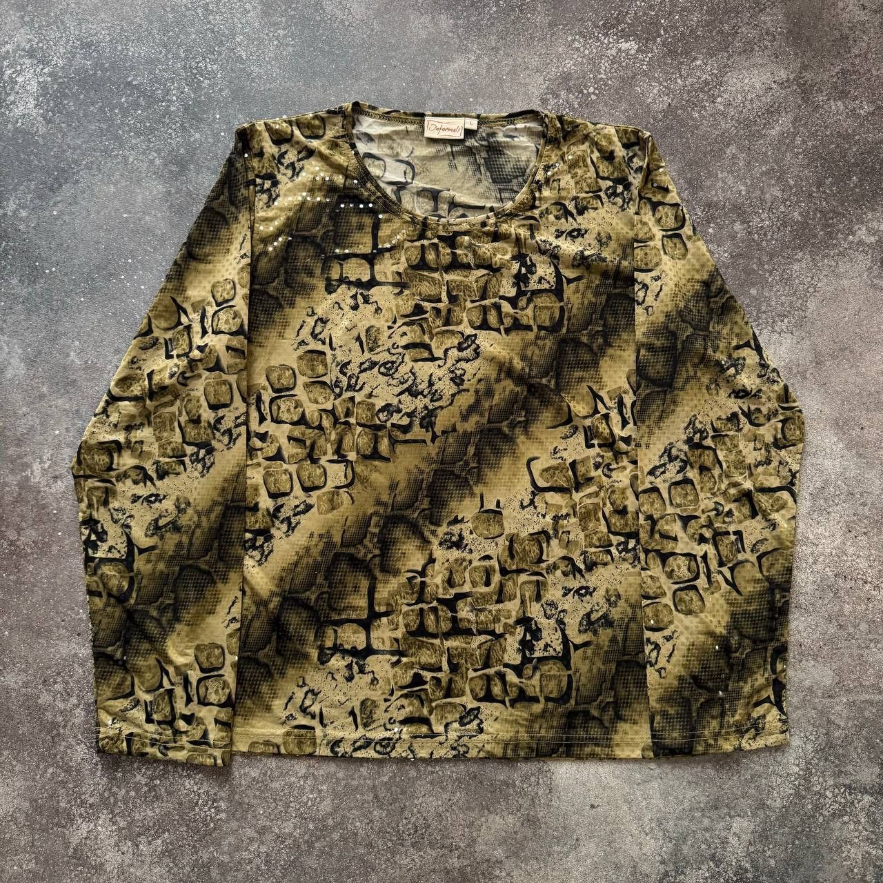 Hysteric Glamour × Japanese Brand × Le Grande Bleu (L.G.B.) Japanese Style Vintage Snake Long Sleeve Top Size L / US 10 / IT 46 - 1 Thumbnail