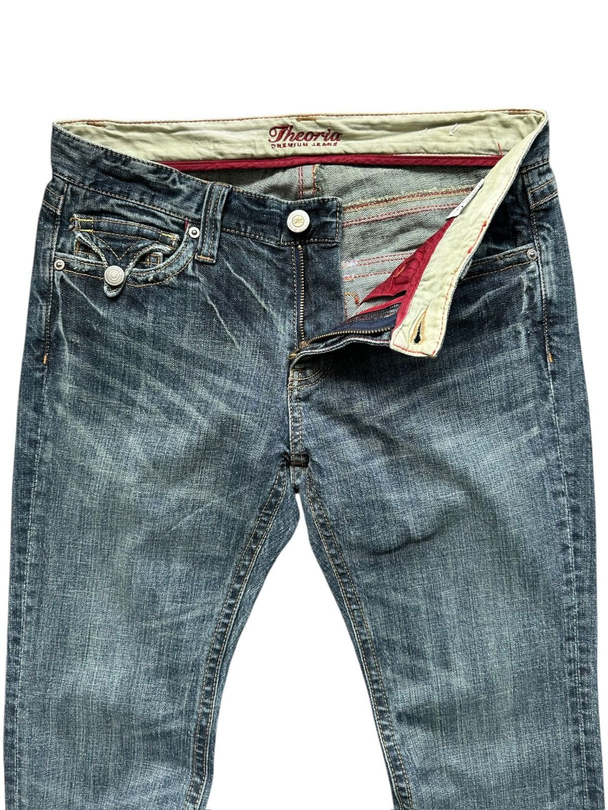 Hysteric Glamour 2000's Theoria j-rock flared fashion jeans Size US 30 / EU 46 - 6 Thumbnail