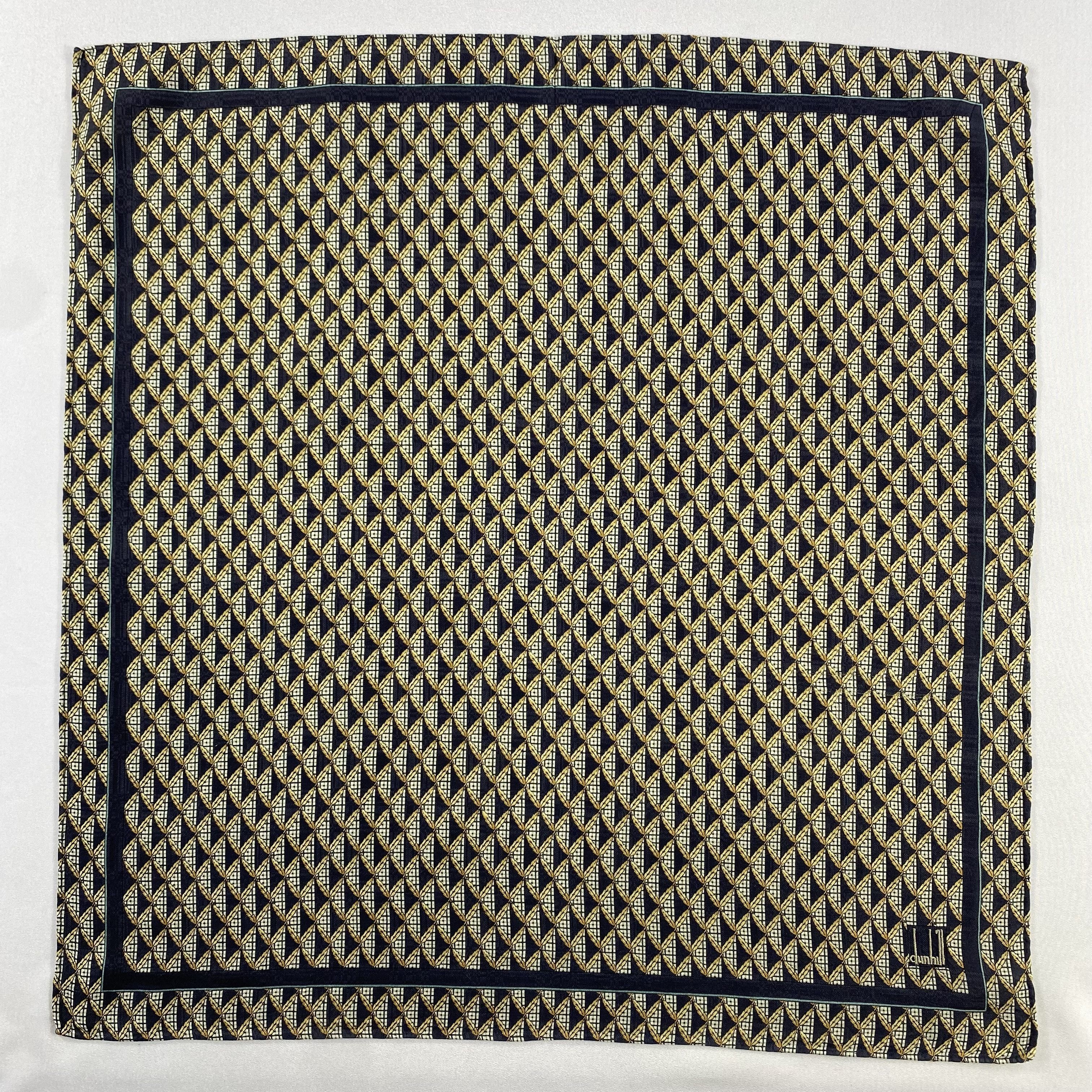 Alfred Dunhill × Vintage Alfred Dunhill Handkerchief / Neckerchief / Bandana-P1446 Size ONE SIZE - 1 Thumbnail