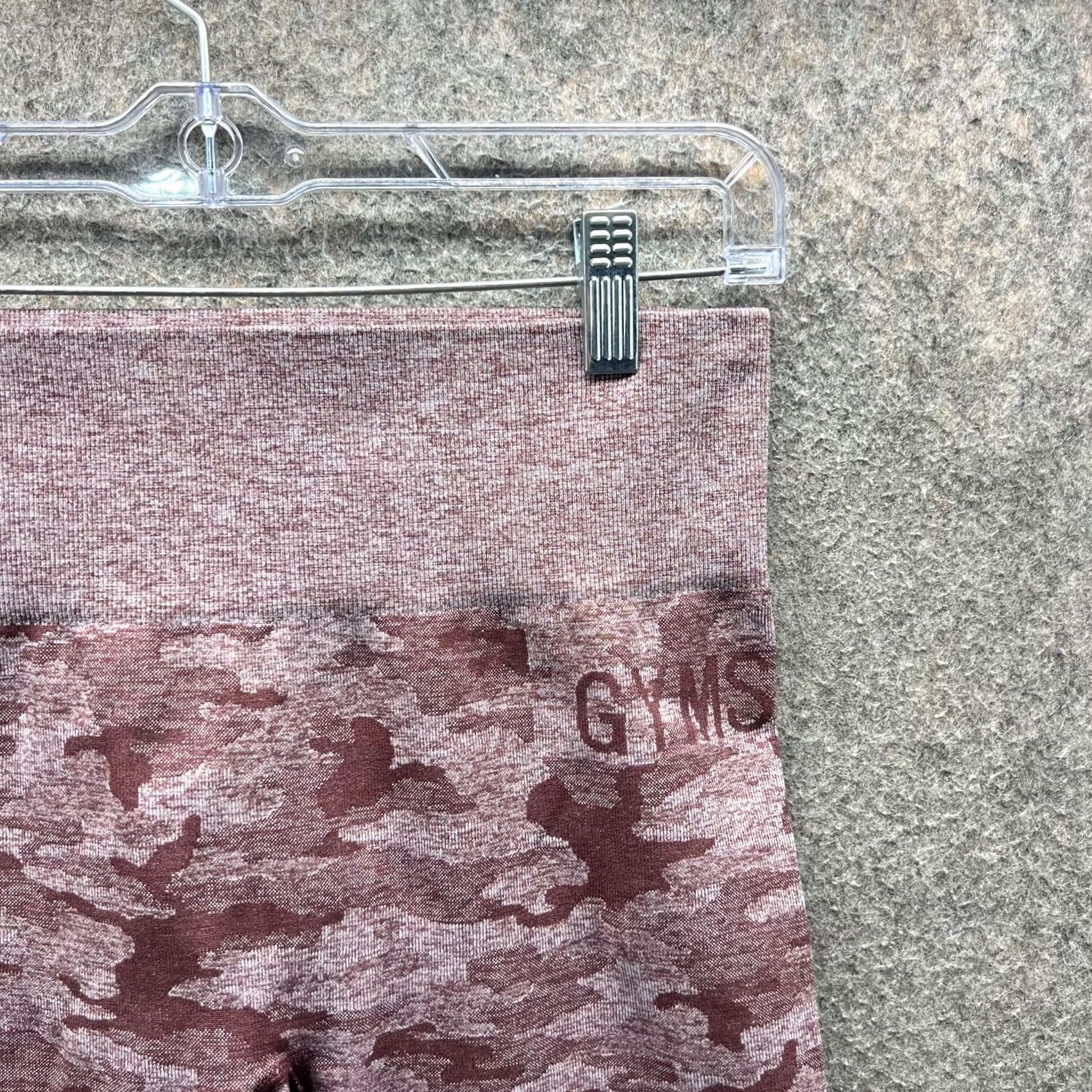 Gymshark Gymshark Legging Womens Medium Pink Camouflage High Rise Athletic Compression Skinny Inseam 24 in Size 32" / US 10 / IT 46 - 6 Thumbnail