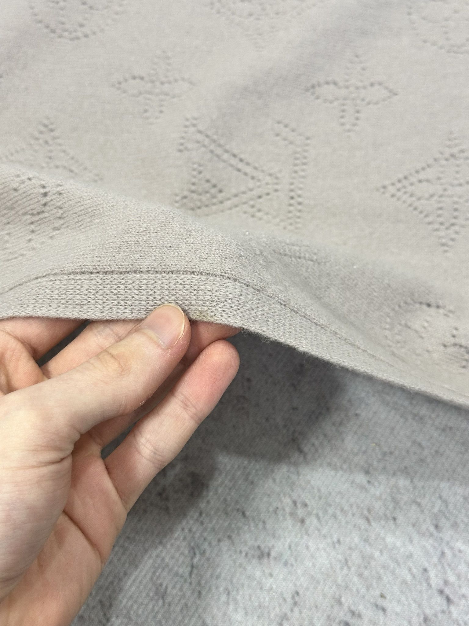 Louis Vuitton Long Scarf LV Logomania Monogram Wool