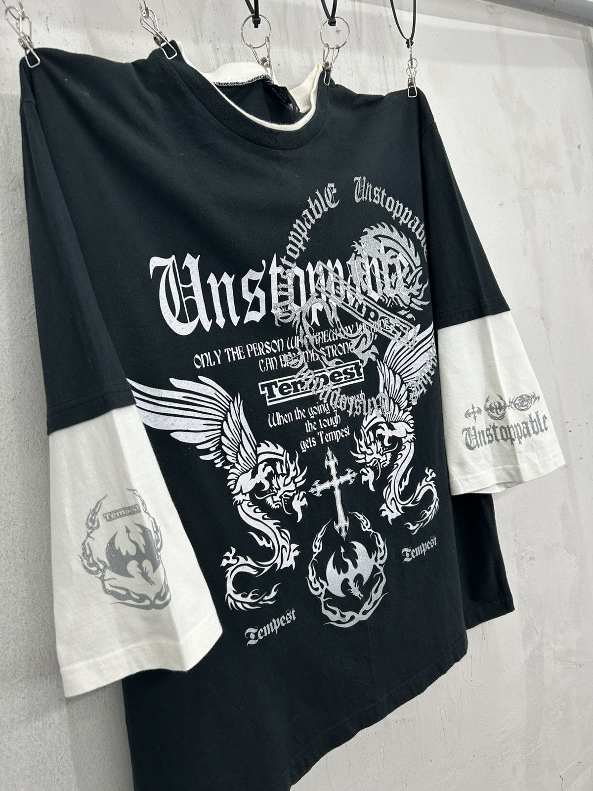Le Grande Bleu (L.G.B.) Tempest Unstoppable Affliction West Chopper Relaxed Fit Size US XL / EU 56 / 4 - 3 Thumbnail