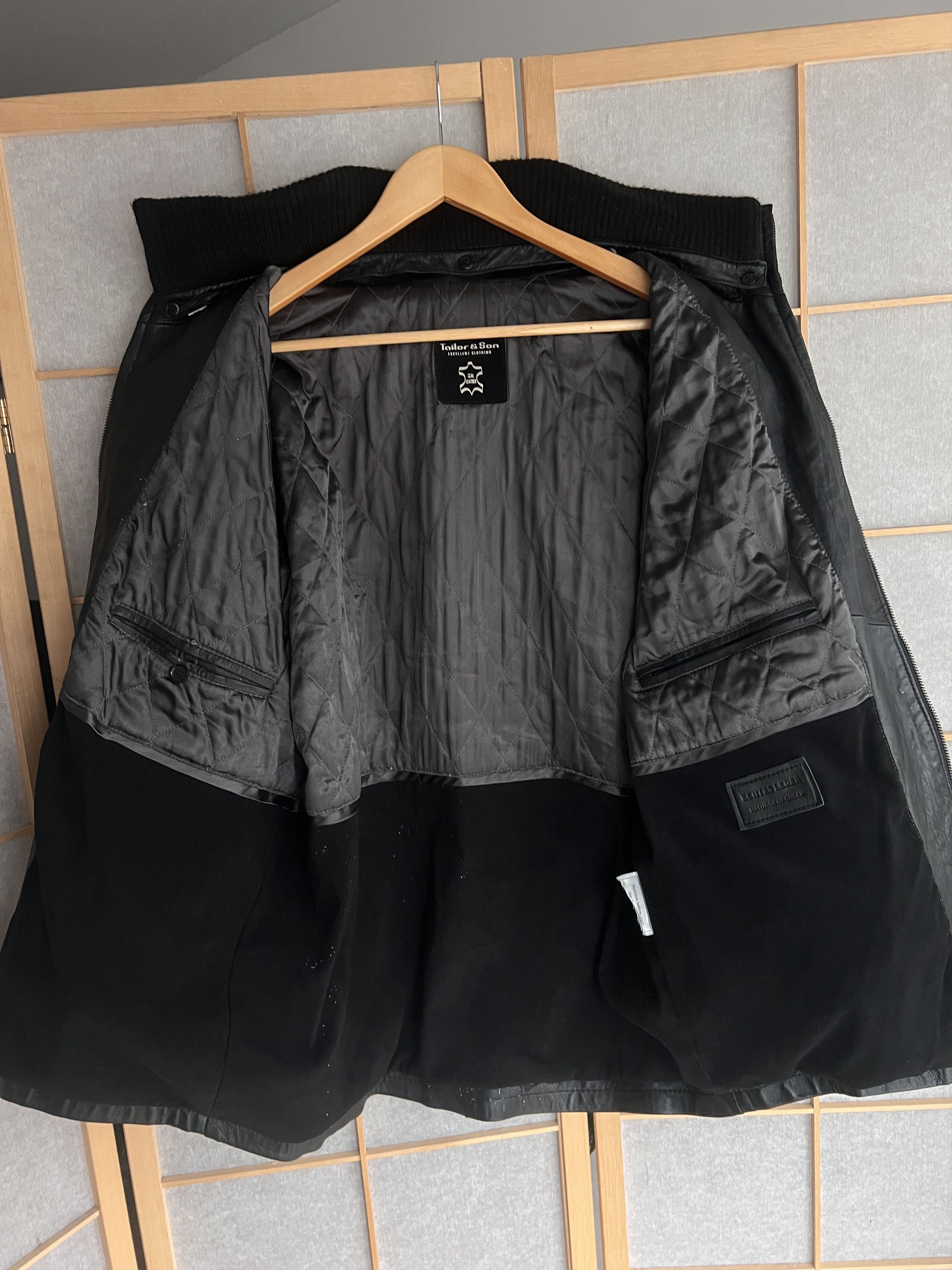 If Six Was Nine The Sopranos vibe VTG 2000s leather jacket coat opium y2k Size US L / EU 52-54 / 3 - 21 Thumbnail