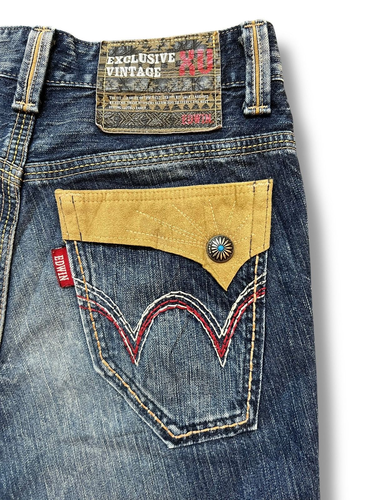 Edwin Bootcut Edwin Exclusive Vintage Japan - Whisker Wash Jeans Size US 32 / EU 48 - 9 Thumbnail