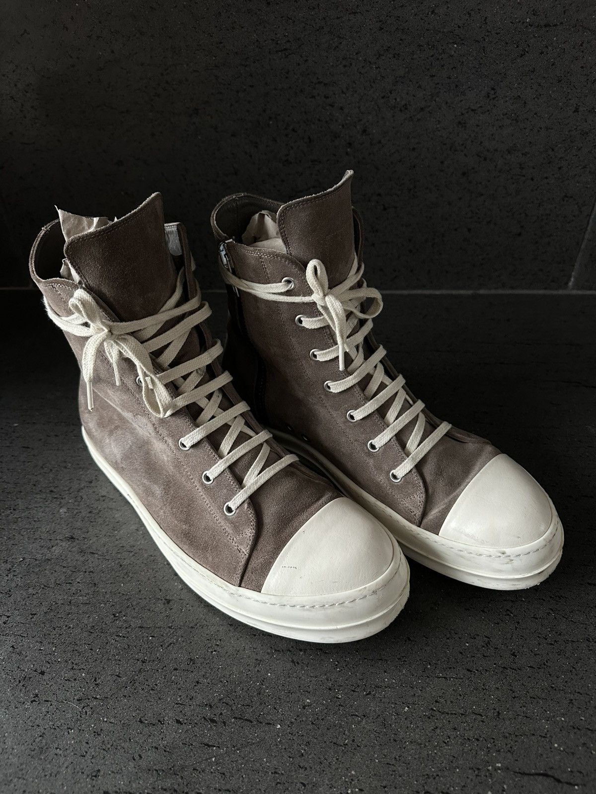 Rick Owens suede Ramones