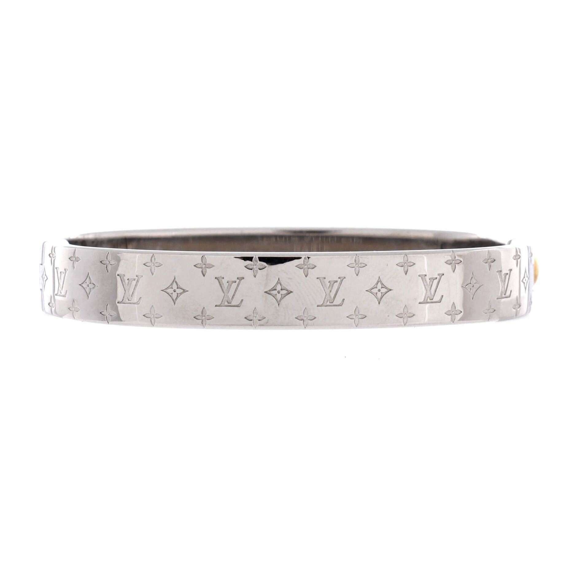 Louis Vuitton Nanogram Cuff Bracelet Metal Size ONE SIZE - 1 Thumbnail