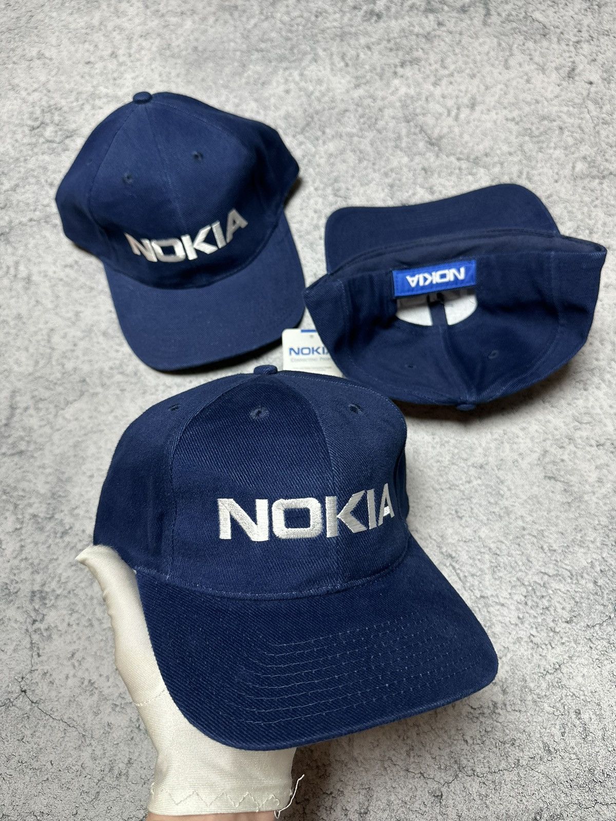 Vintage Vintage Nokia Connecting People Racing Hat Cap Deadstock Size ONE SIZE - 9 Thumbnail
