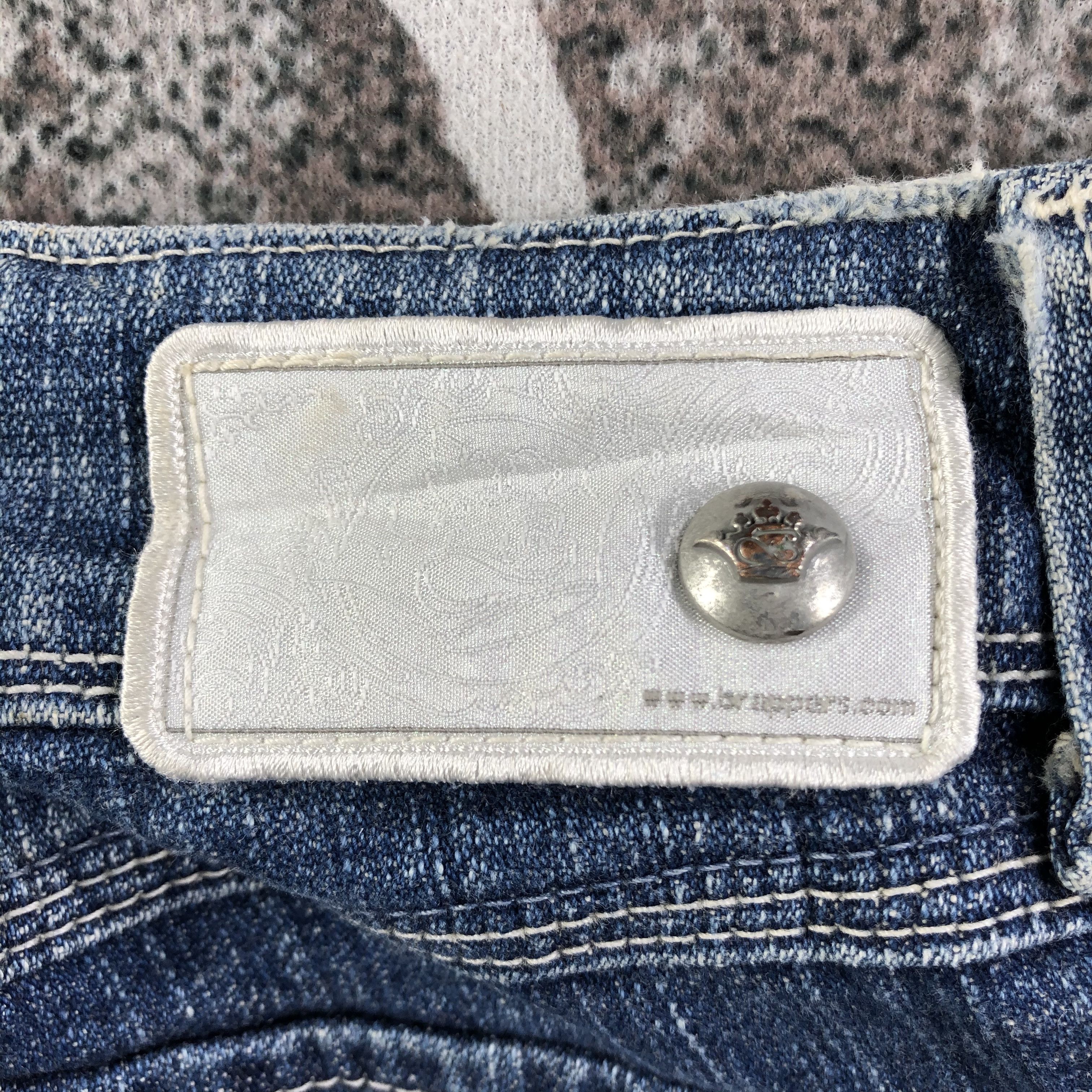 Japanese Brand Brappers Bush Pants Jeans Flare denim KJ1520 Size 29" - 5 Thumbnail