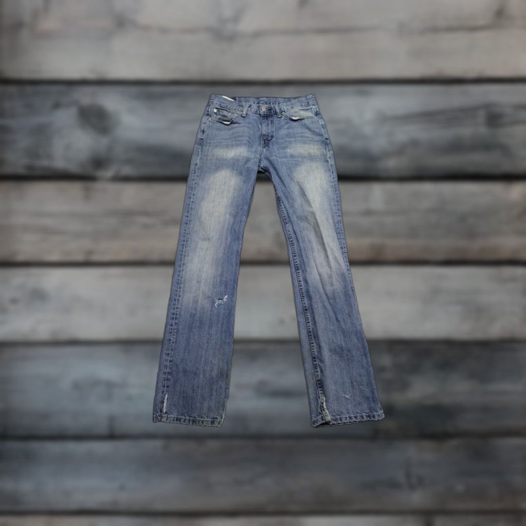 Levi's Levi's 514 Jeans Men 30x32 Blue Slim Straight Light Wash Denim Rancher Western Size US 30 / EU 46 - 1 Thumbnail