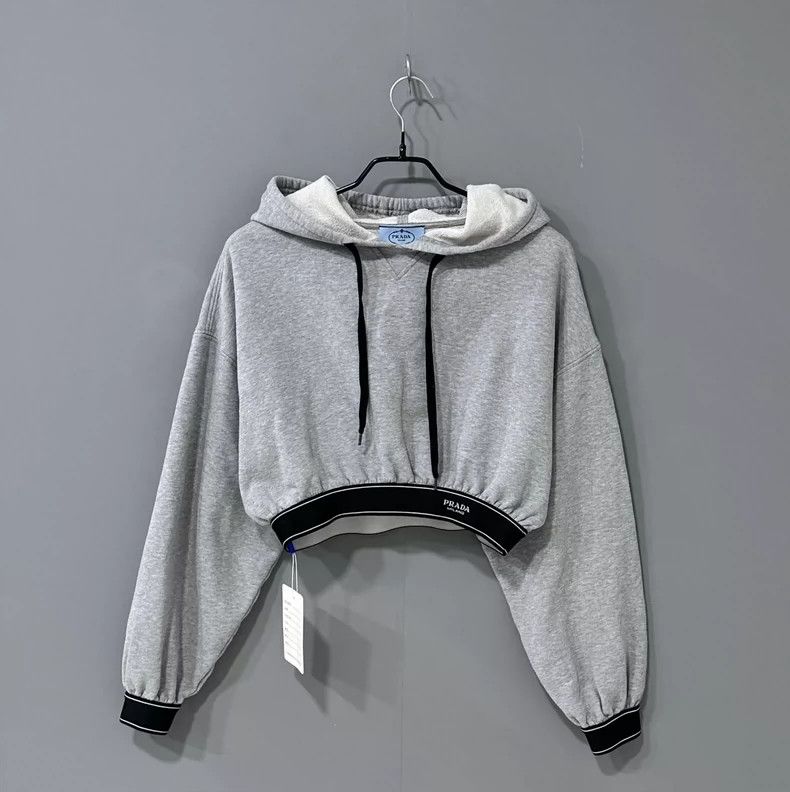 Prada Prada Gray short top coat 2502-Nextarrow Size US XS / EU 42 / 0 - 1 Thumbnail