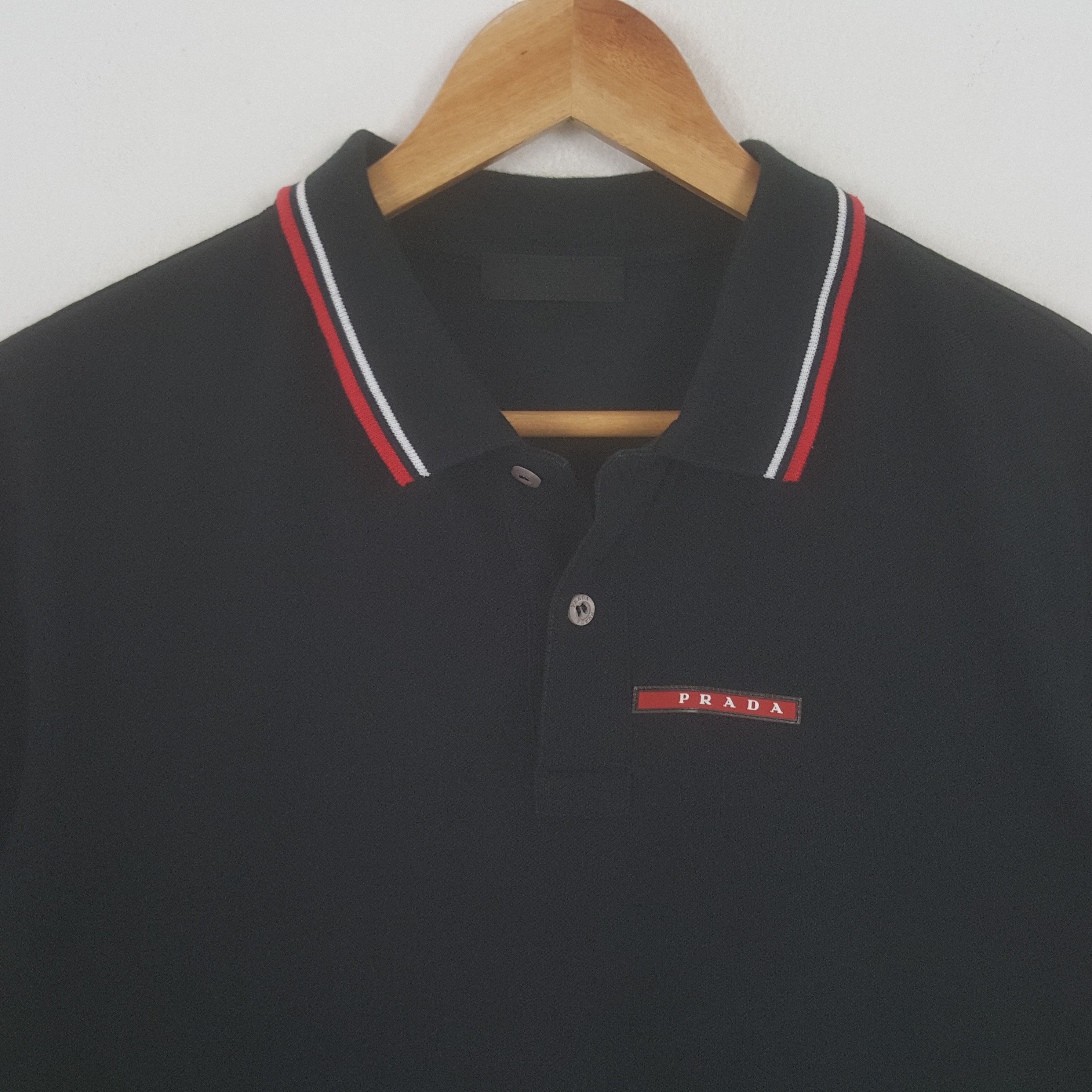 Other Vintage Prada Designer Brand Polos Size US L / EU 52-54 / 3 - 2 Thumbnail