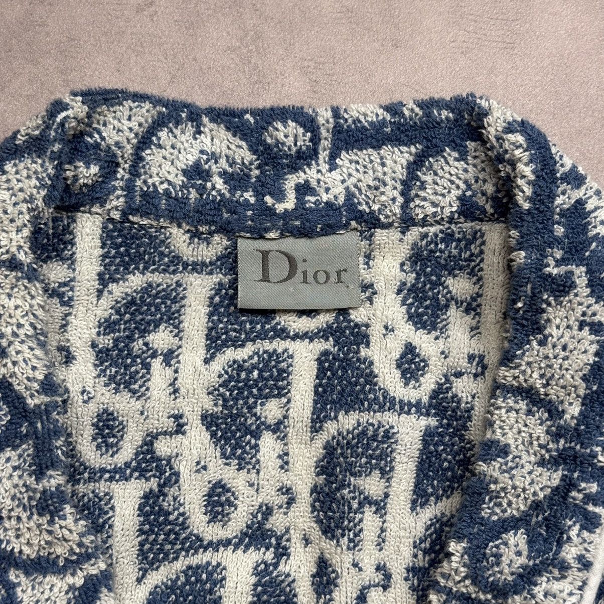 Christian Dior Monsieur Christian Dior Unisex No 2 Blue Monogram Bathrobe Towel Gown Size US M / EU 48-50 / 2 - 5 Thumbnail