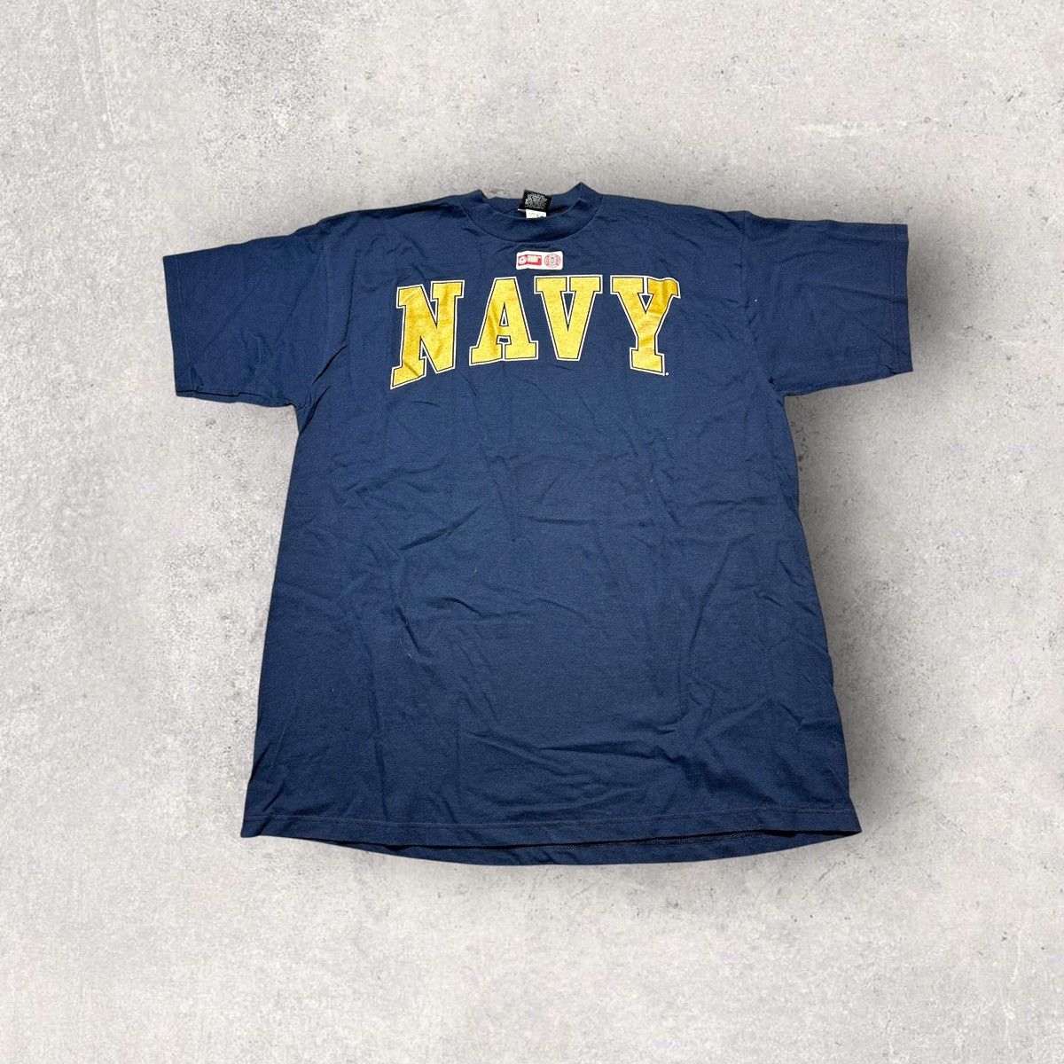 Vintage Vintage Navy tee Size US XL / EU 56 / 4 - 1 Thumbnail