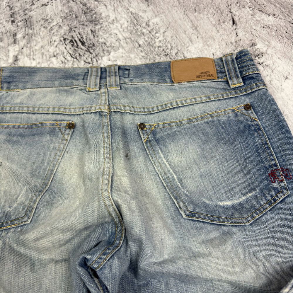 Vintage Vintage Rusty Neal Quality Label Mens Blue Denim Jeans 34x32 Size US 34 / EU 50 - 4 Thumbnail