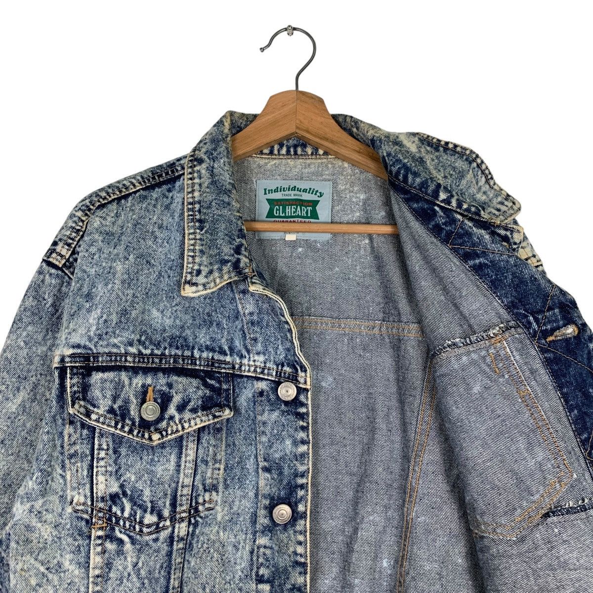 Japanese Brand G.L.HEART Stone Wash Denim Jacket #0858-C38 Size US M / EU 48-50 / 2 - 10 Thumbnail